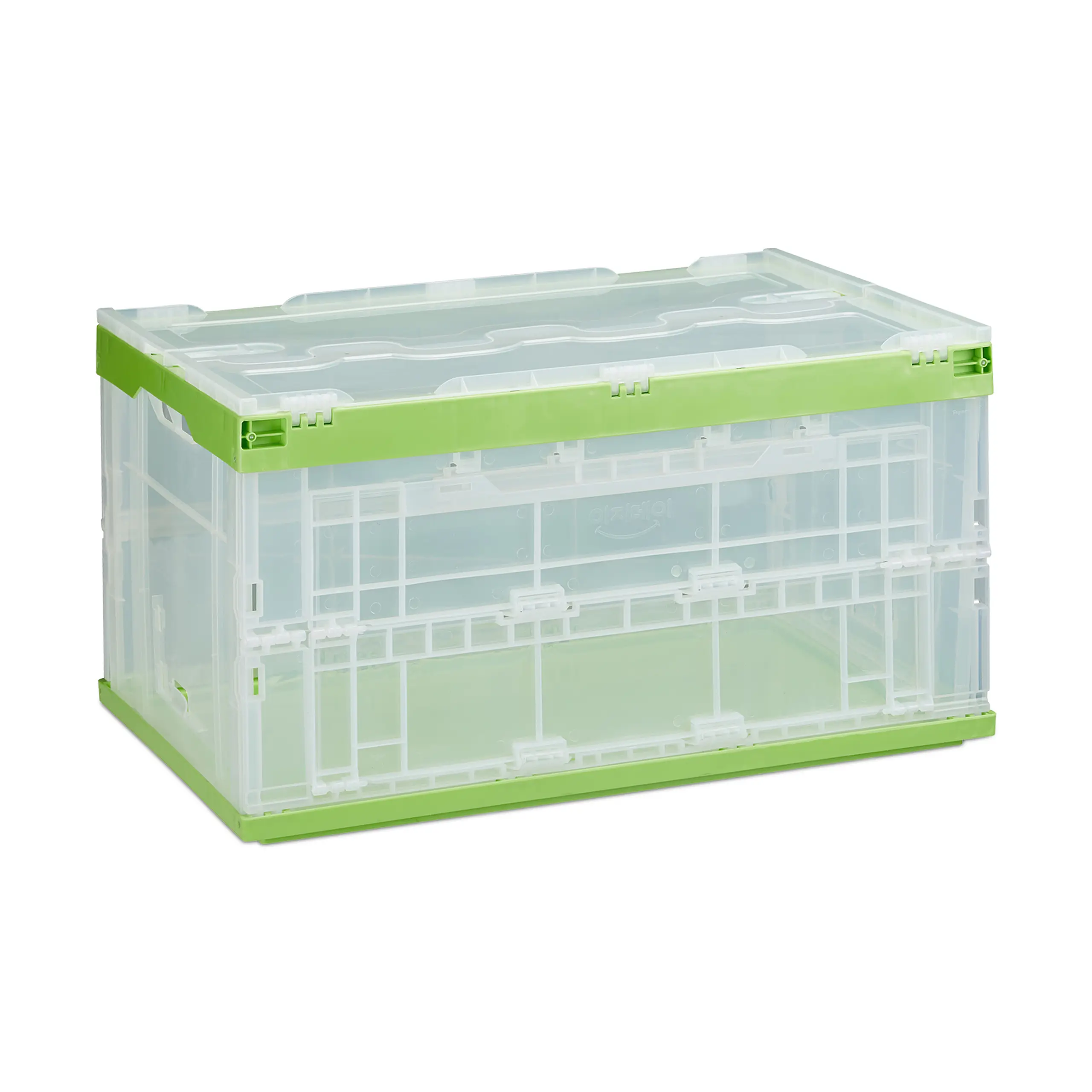 Transparente Transportbox mit Deckel | Kisten