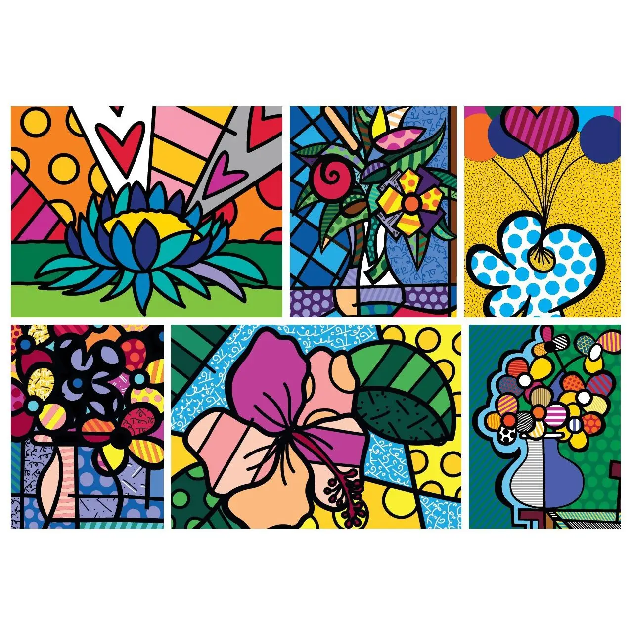 Blumen Puzzle Collage