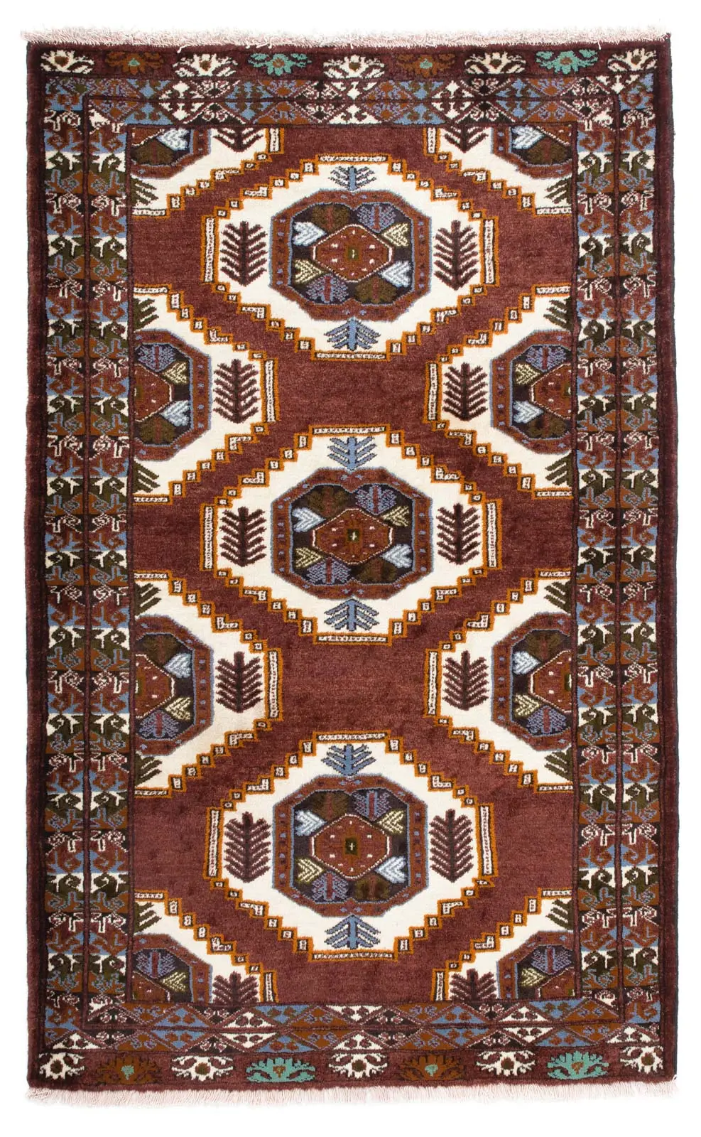 Belutsch Teppich - 160 x 102 cm - braun