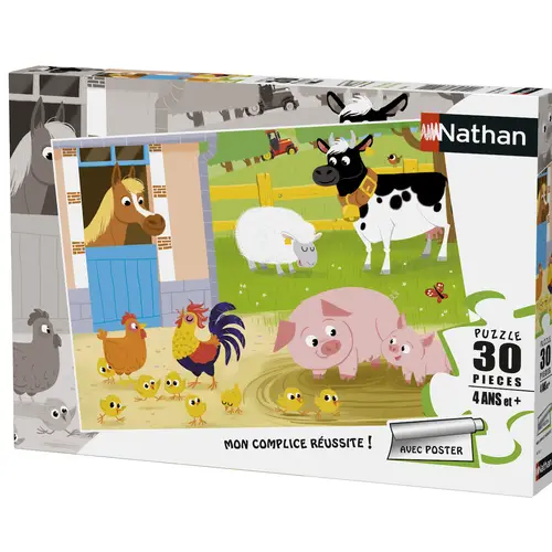 Nathan Puzzle 30p Meine Farmfreunde