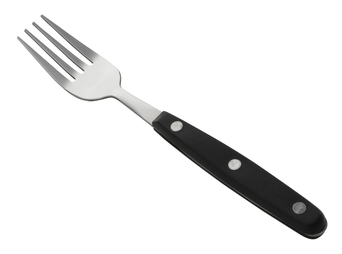 NIROSTA Gabel Aus Edelstahl Mit Holzgriff – 20 Cm Lang, Braun/silber, 1 Stück, Spülmaschinenfest