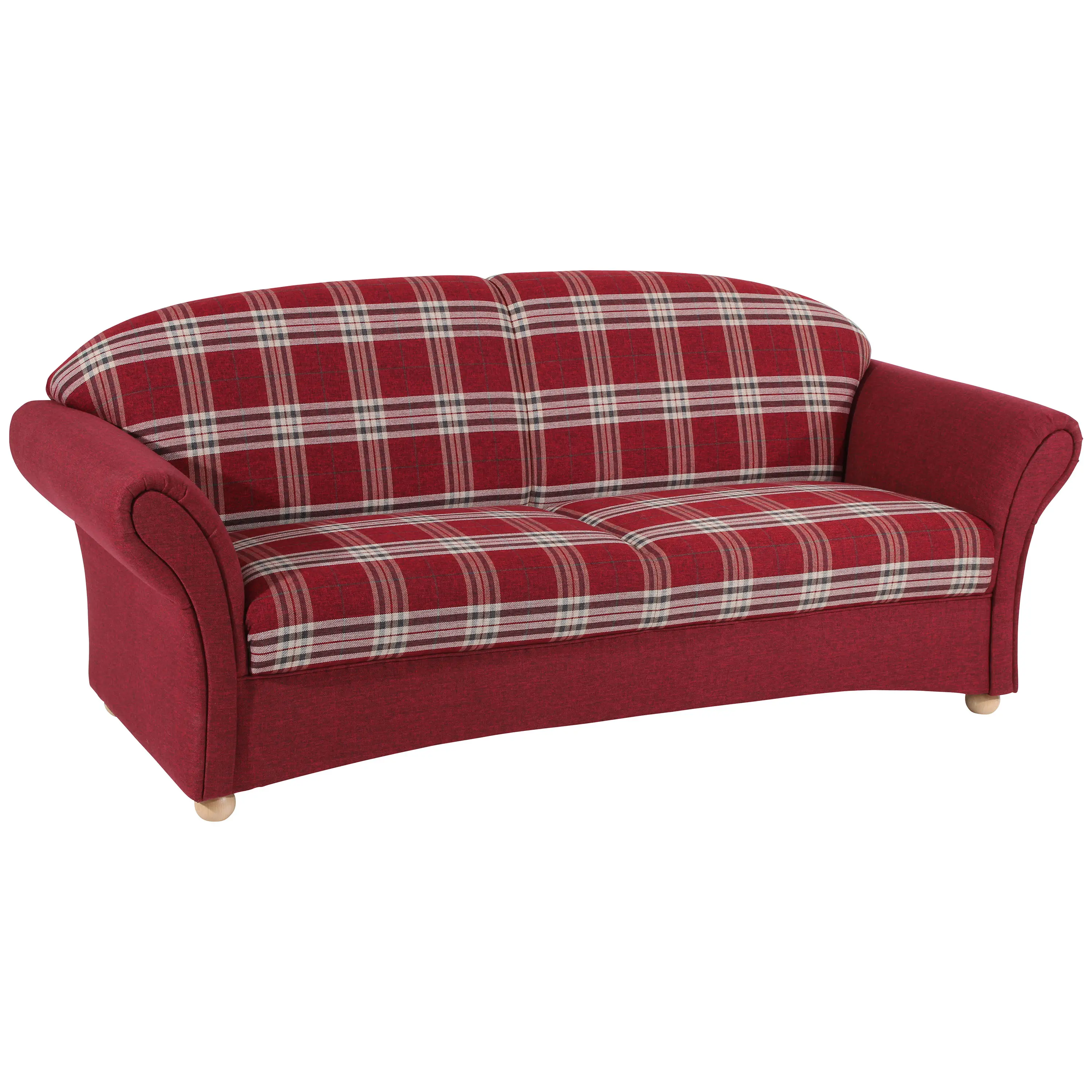 Corona Sofa 2,5-Sitzer, rot