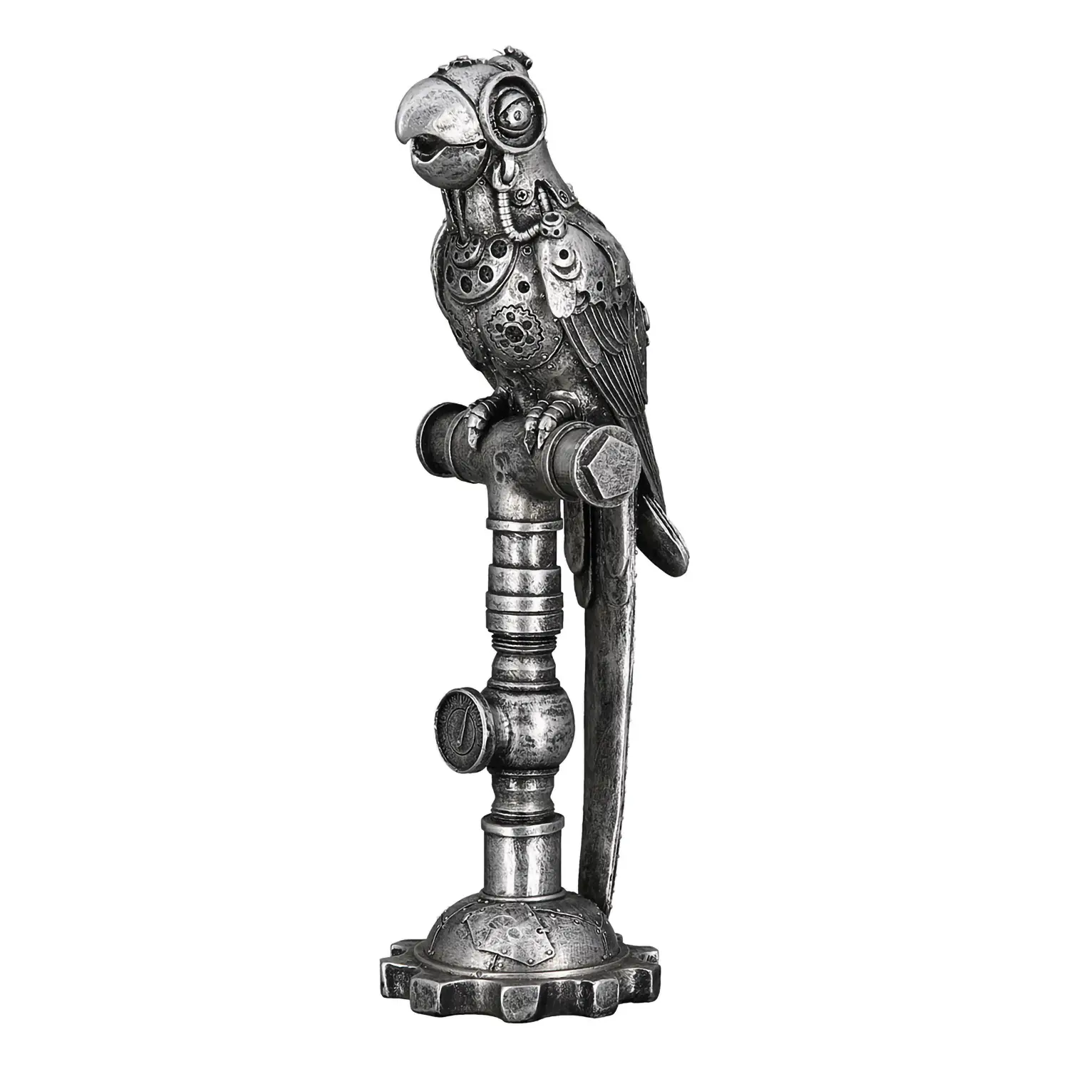 Skulptur Steampunk Parrot
