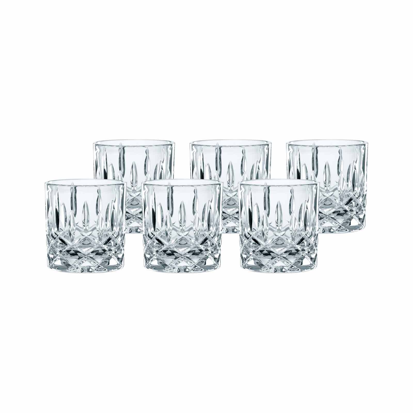 LADY&HOME Whiskygläser Set, 8 Stück, 230 Ml – Altmodisches Design, Aus Bleifreiem Kristallglas