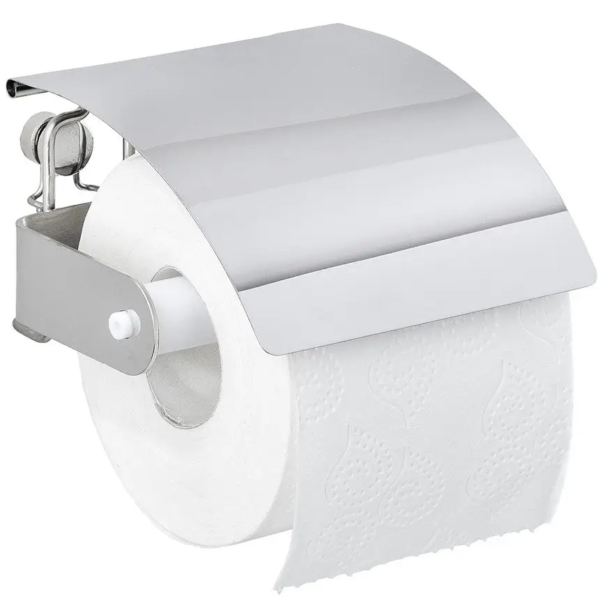 Wenko Toilettenpapierhalter, Edelstahl