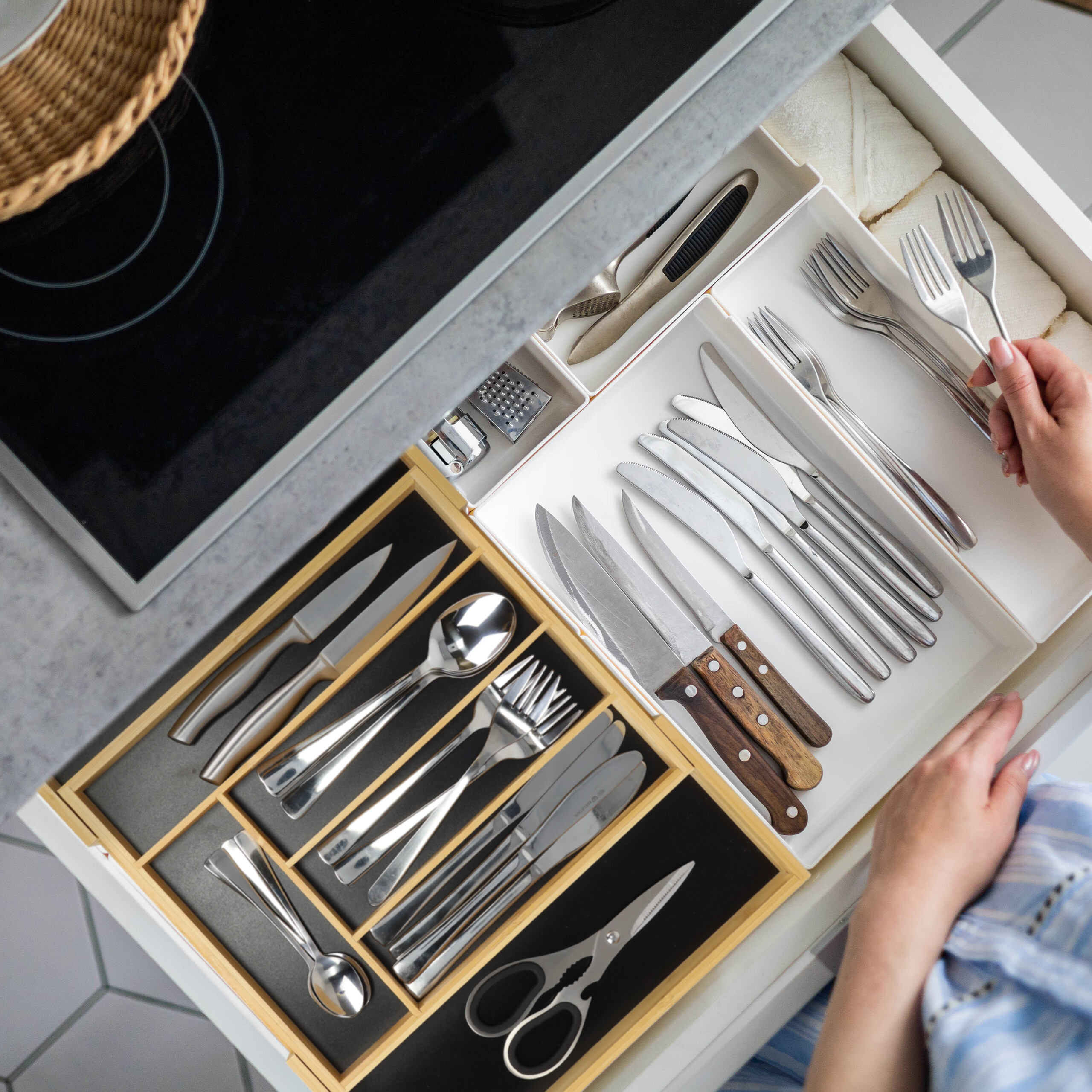 Ausziehbarer Besteckkasten kaufen