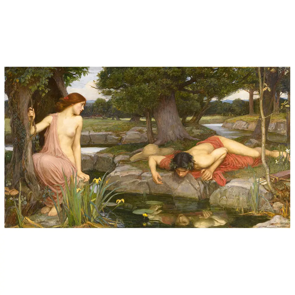 Leinwandbild Echo Narcissus and