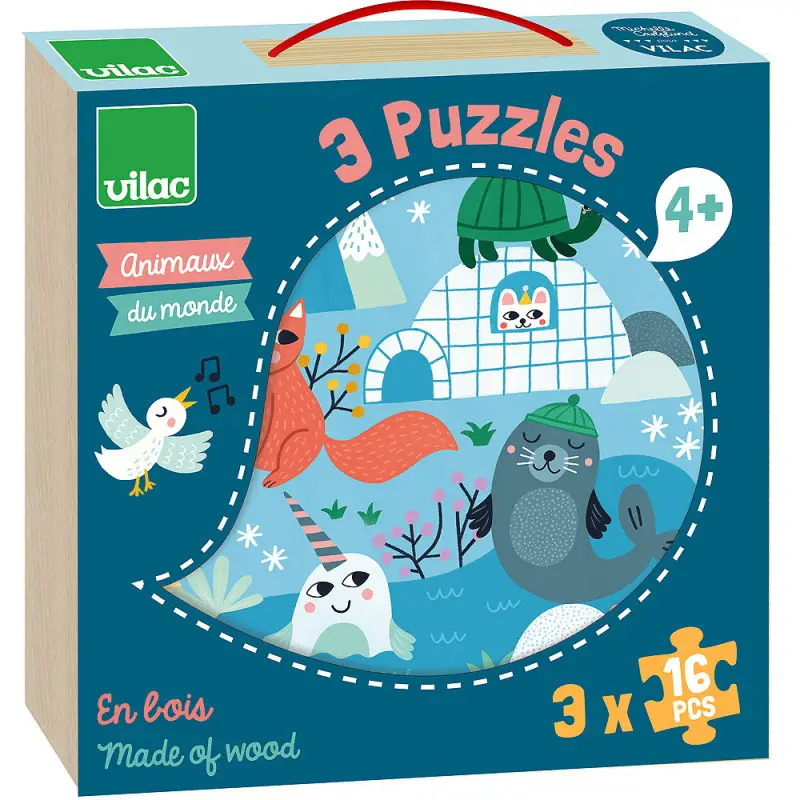 Puzzlebox 3x16 St眉ck Tiere der Welt