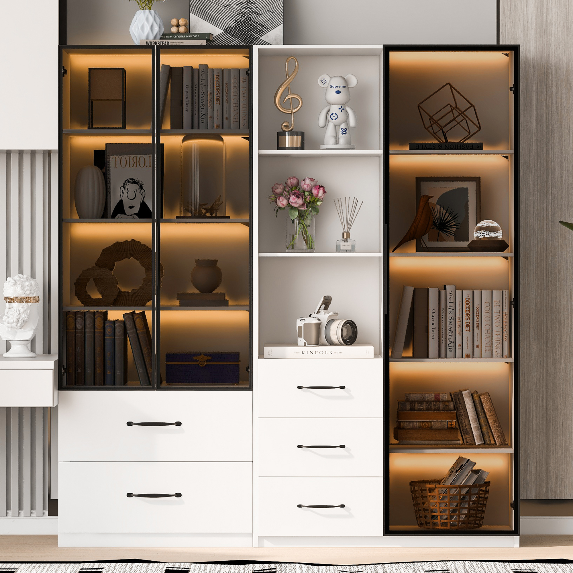 Glassteckvitrine 94 x 156 Glassteckvitrinen Steckvitrine Vitrine DIY Regal Neu Glassteckvitrine 94 x 156 Glassteckvitrinen Steckvitrine Vitrine DIY Regal Neu