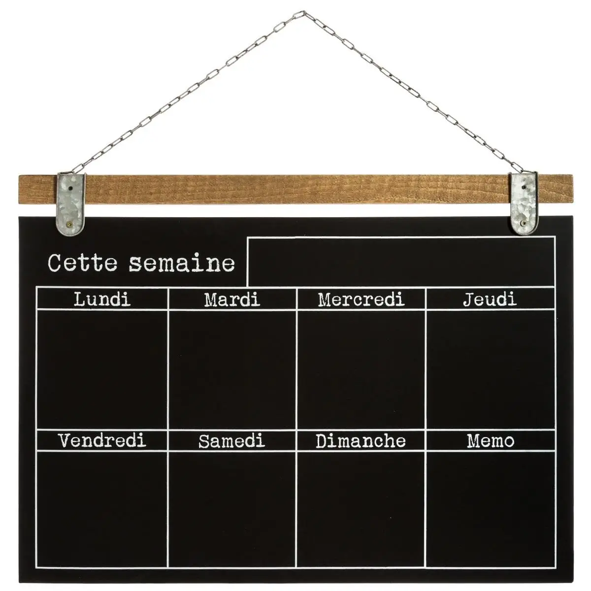 H盲ngende Tafel mit Kalender, 69 x 50 cm