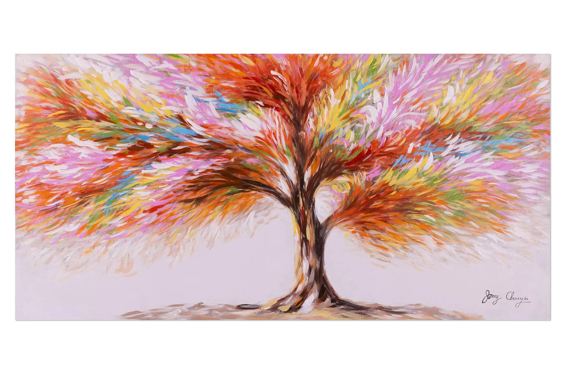 Blossom Acrylbild Tree Magic handgemalt