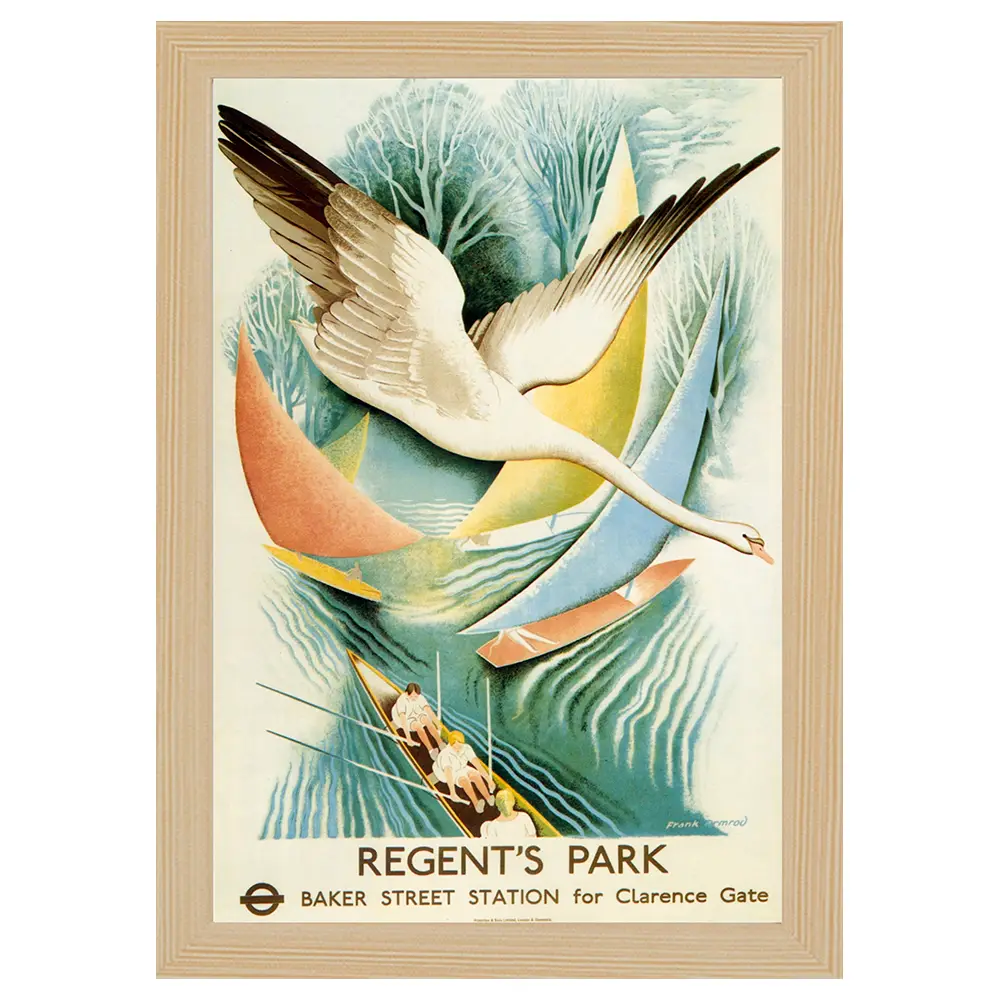 Bilderrahmen Poster 1937 Regents Park