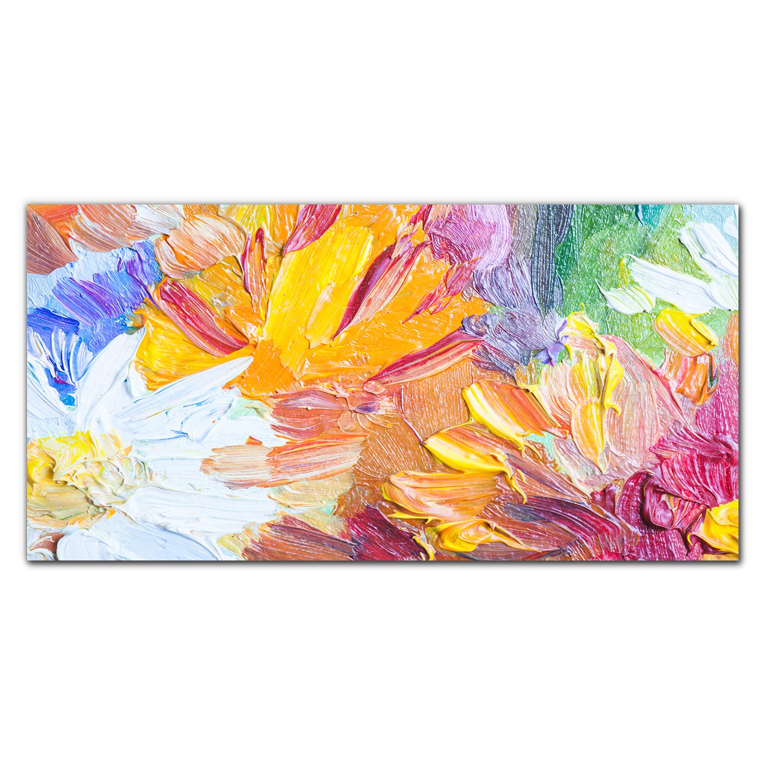 Lucy – Gemalte Blumen Mitteldecke Aus Airlaid, 80x80 Cm, Einweg-Tischdeko Für Festliche Anlässe (Made In Germany)