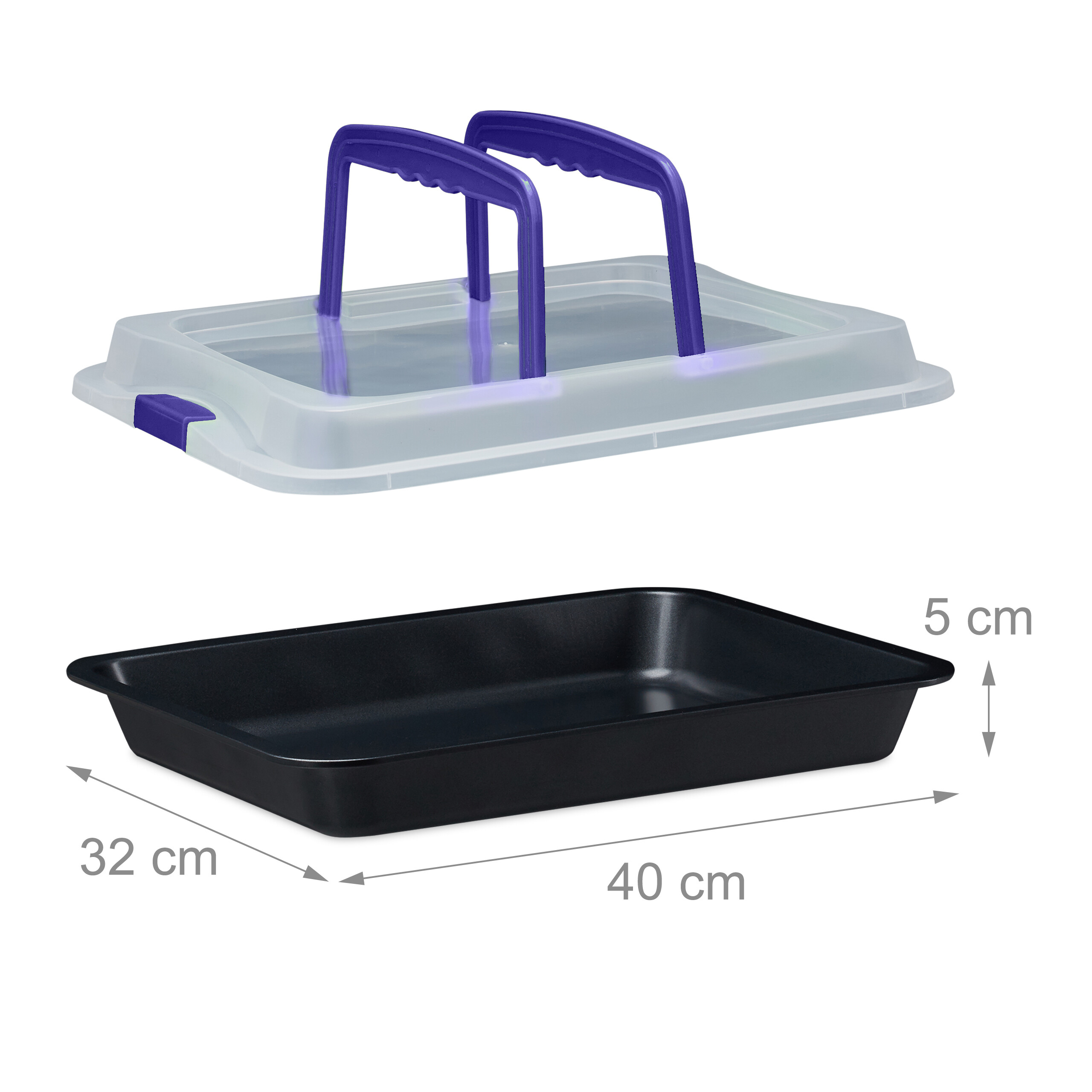 Backblech-Set Edelstahl Mit Gitter - Ofenblech Zum Backen & Kühlen 23x17 Cm