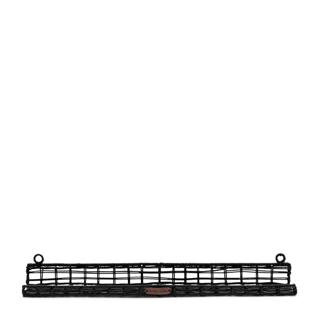 Rustic Rattan Wall Shelf black 60cm kaufen home24
