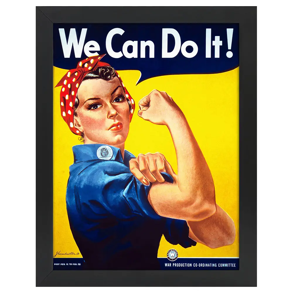 Bilderrahmen Poster We Can Do It
