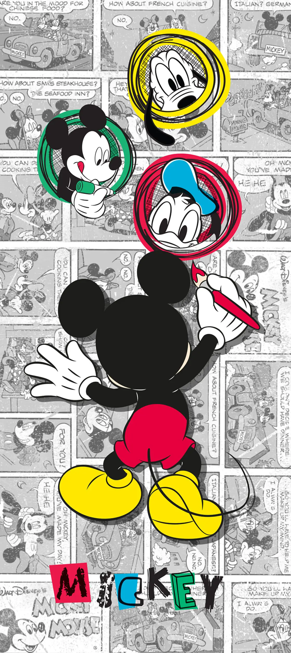 Poster Mickey Maus | Tapeten