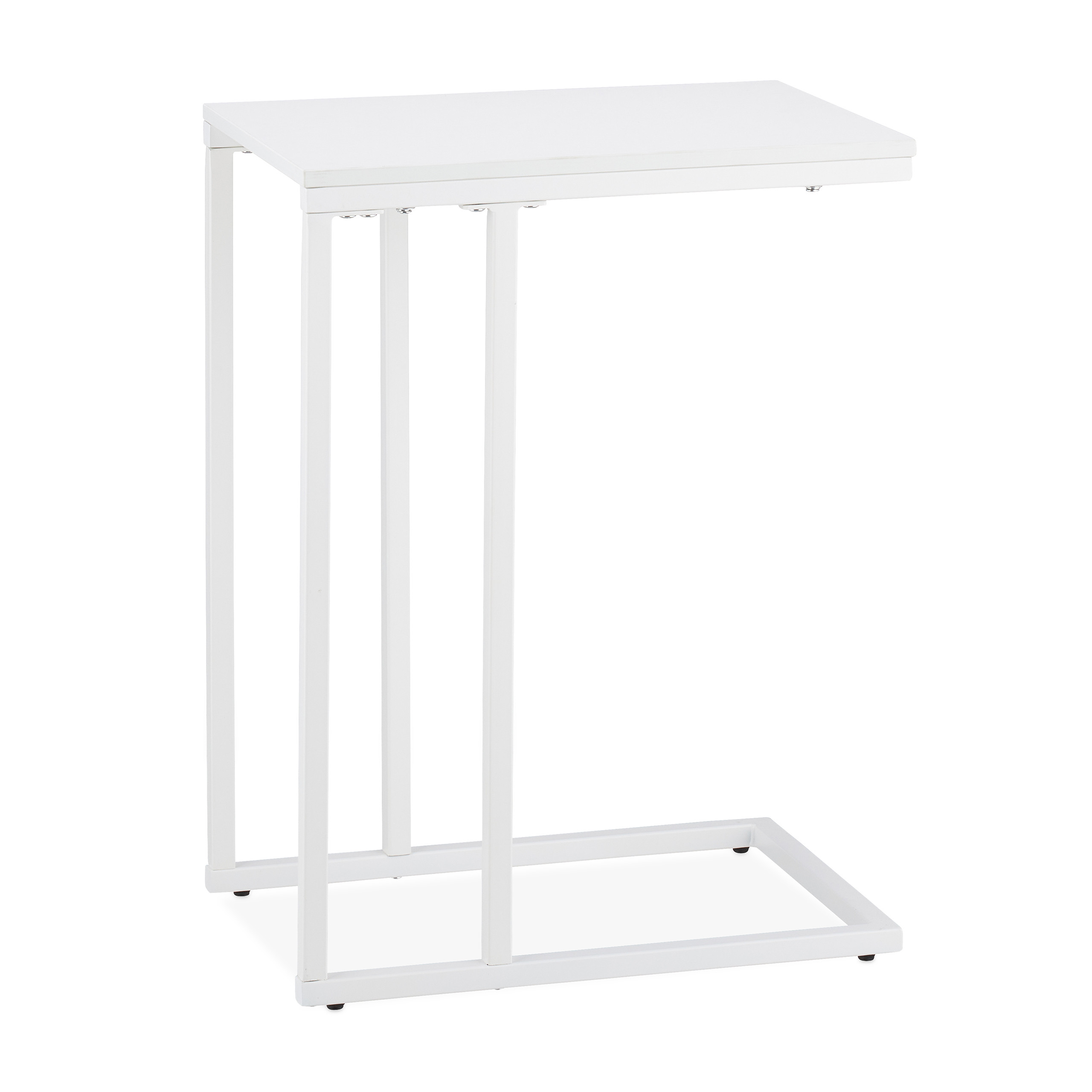 Wei er beistelltisch in c form kaufen home24