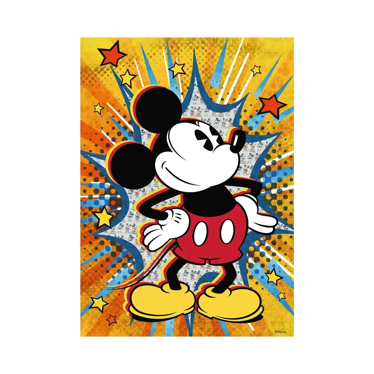 Teile Mickey 1000 Puzzle Retro