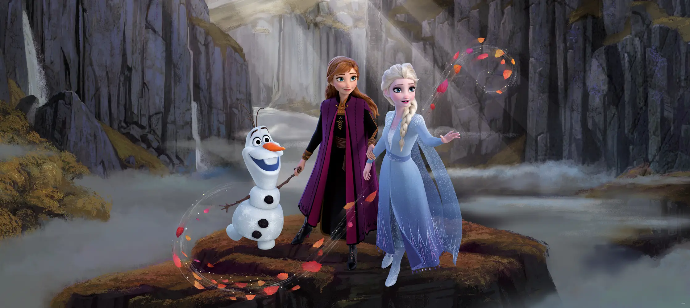 Poster Die Eisk枚nigin Anna & Elsa