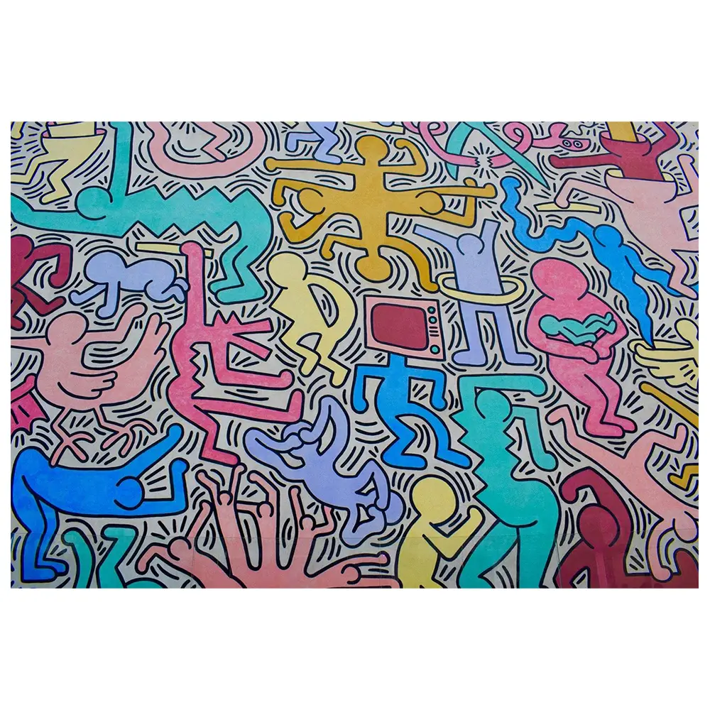 Wandbild In der Welt von Keith Haring