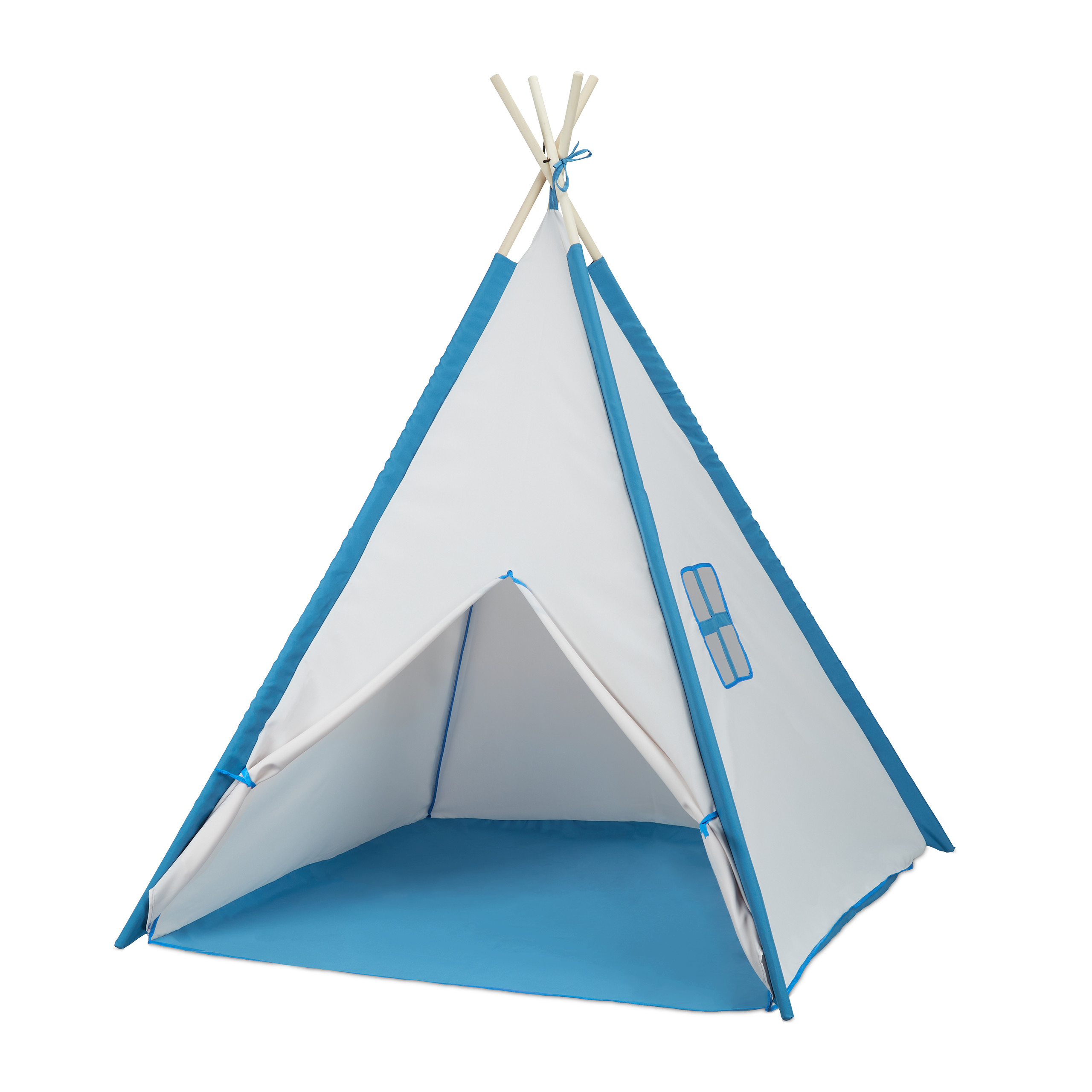 Tipi Enfant Intéieur- Tente de Jeux avec Tapis et Fenêtre Décoratif, Tente  pour chambre d'Enfants