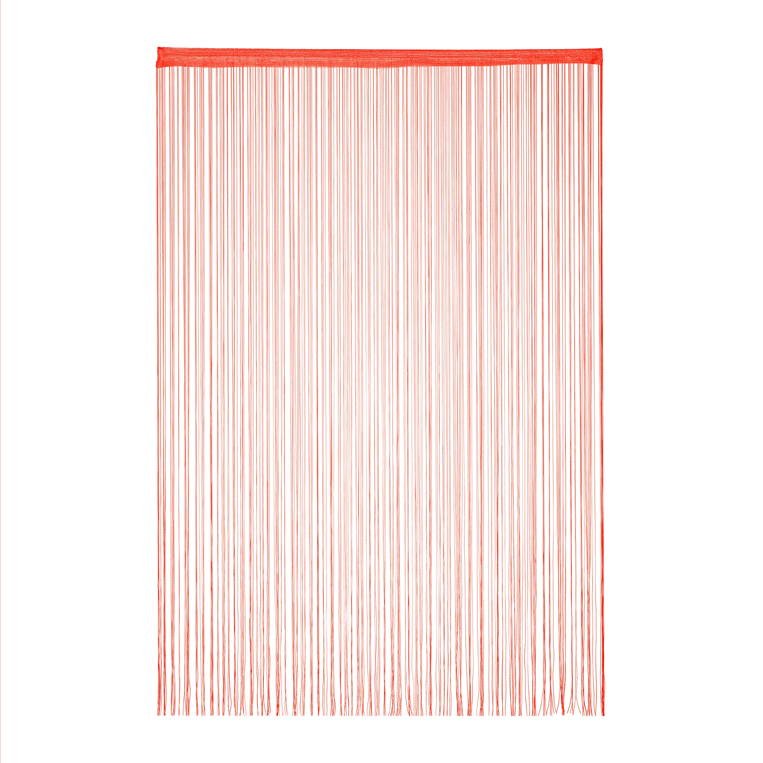 1 x Fadenvorhang rot 145 x 245 cm | Vorhänge