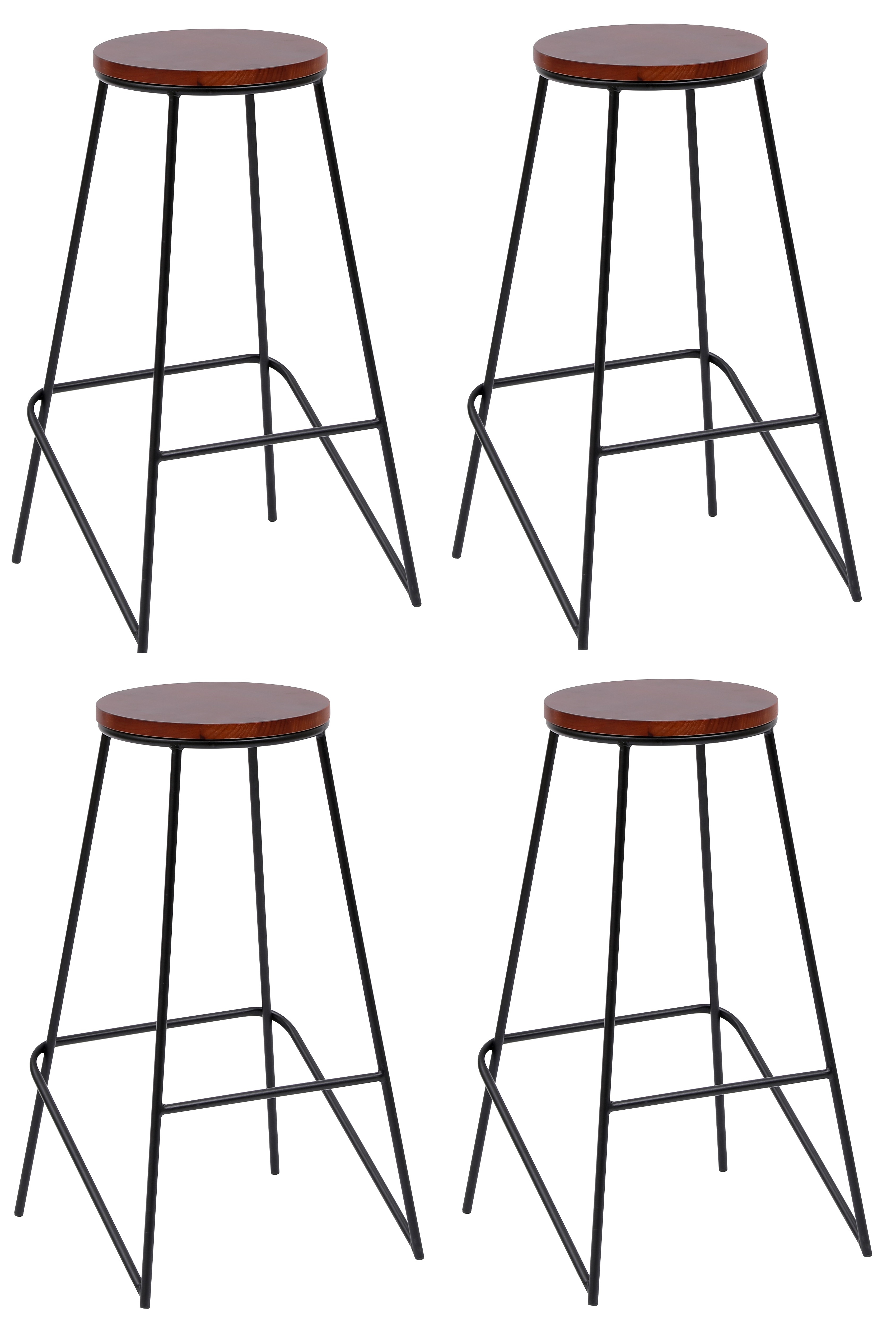 Lot de 4 tabourets de bar OXFORD | Je commande ! | home24