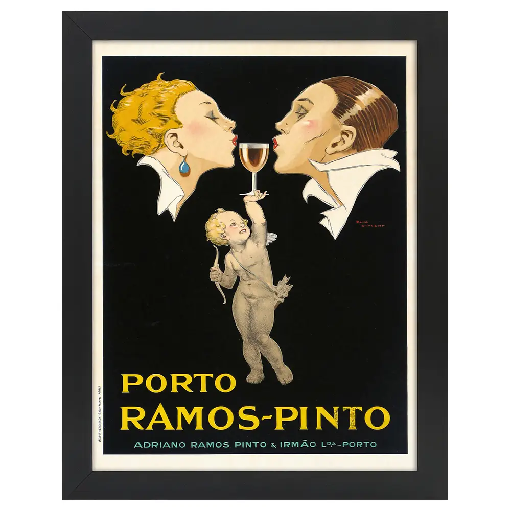 Porto Bilderrahmen Poster Ramos-Pinto