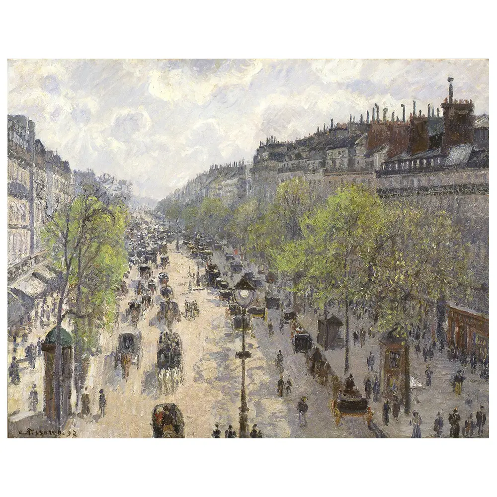 Boulevard Montmartre Leinwandbild