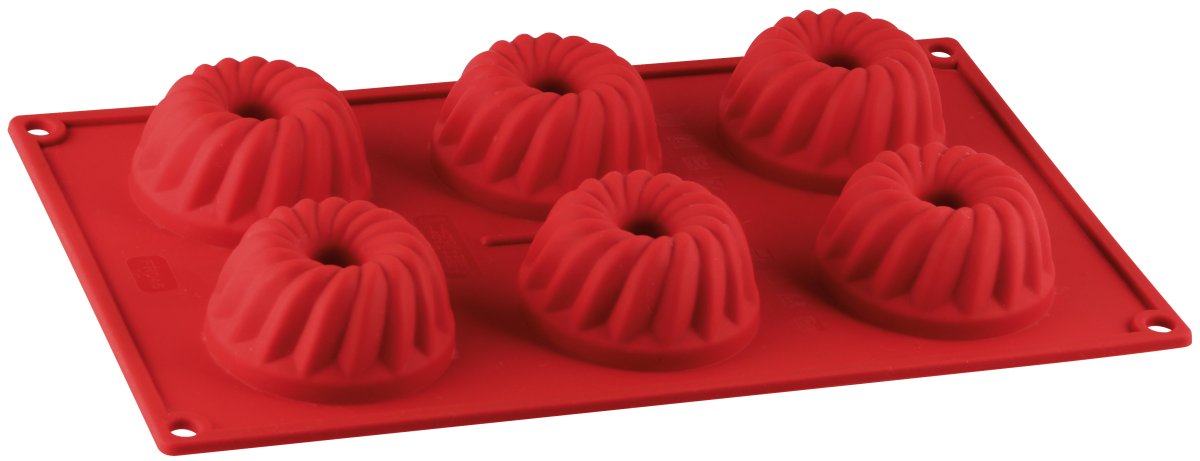 Moule Silicone 12 Muffins 33cm Rouge - Moule à gâteau - Pâtisserie BUT