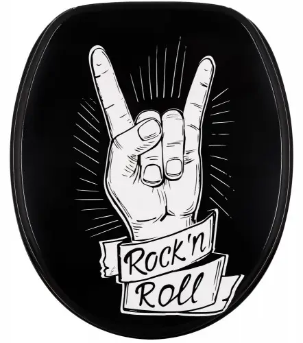 Rock Roll Absenkautomatik WC-Sitz \'n\'