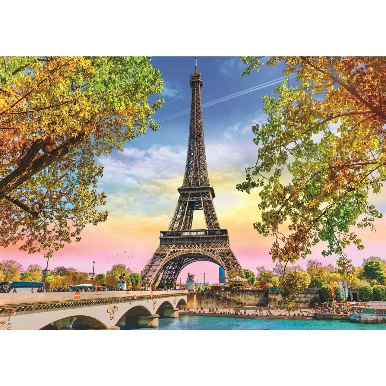 Romantisches Puzzle Teile 500 Paris