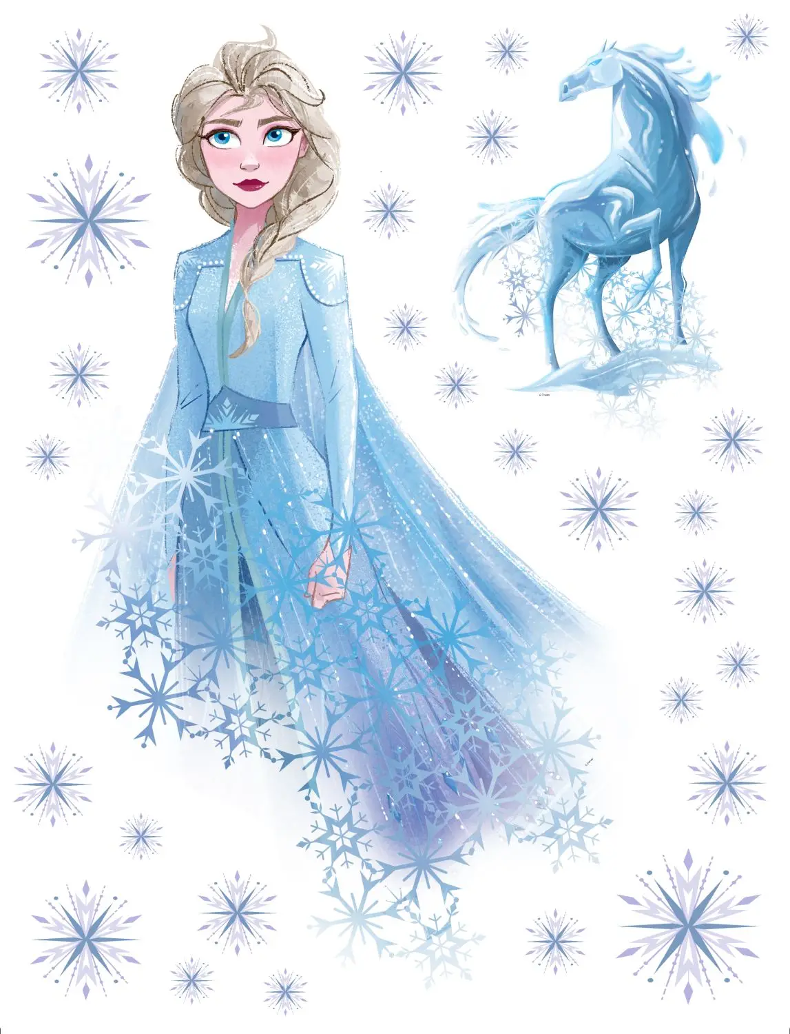 Wandtattoo Die Eisk枚nigin Elsa | Poster