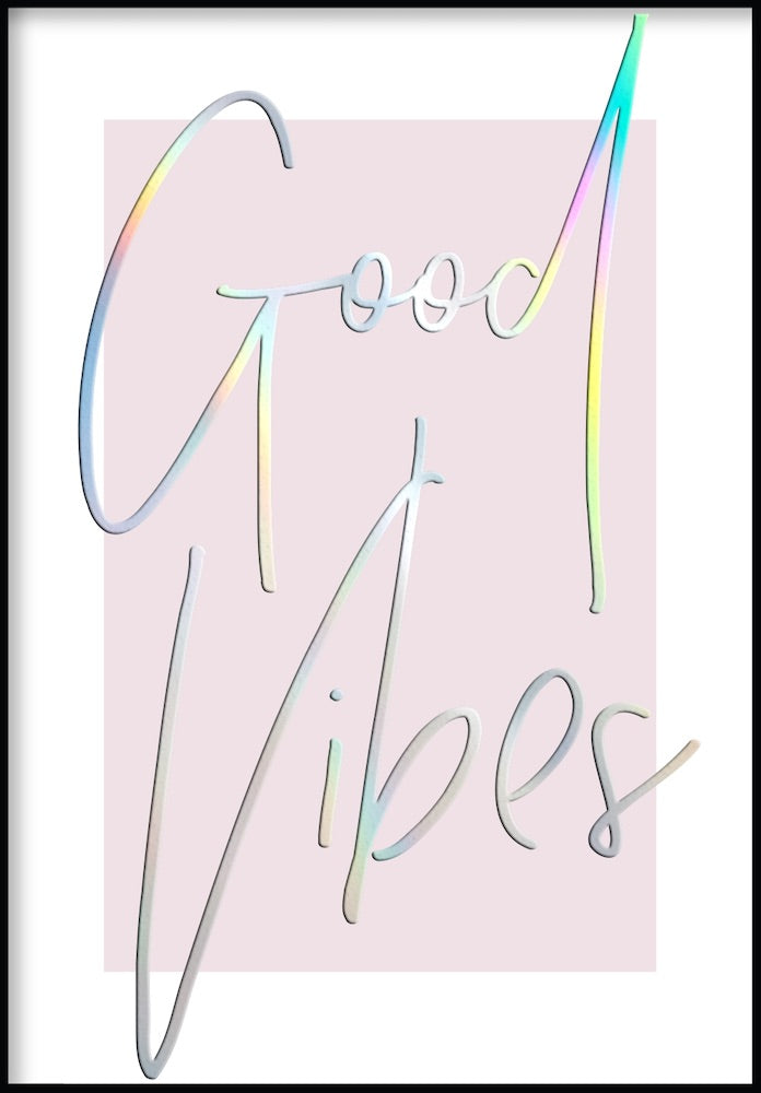Gute Vibes Holo Poster kaufen home24