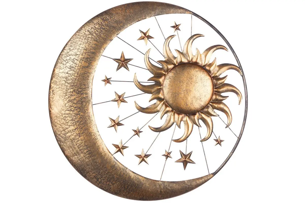 Wandrelief Sonne Mond Stern und