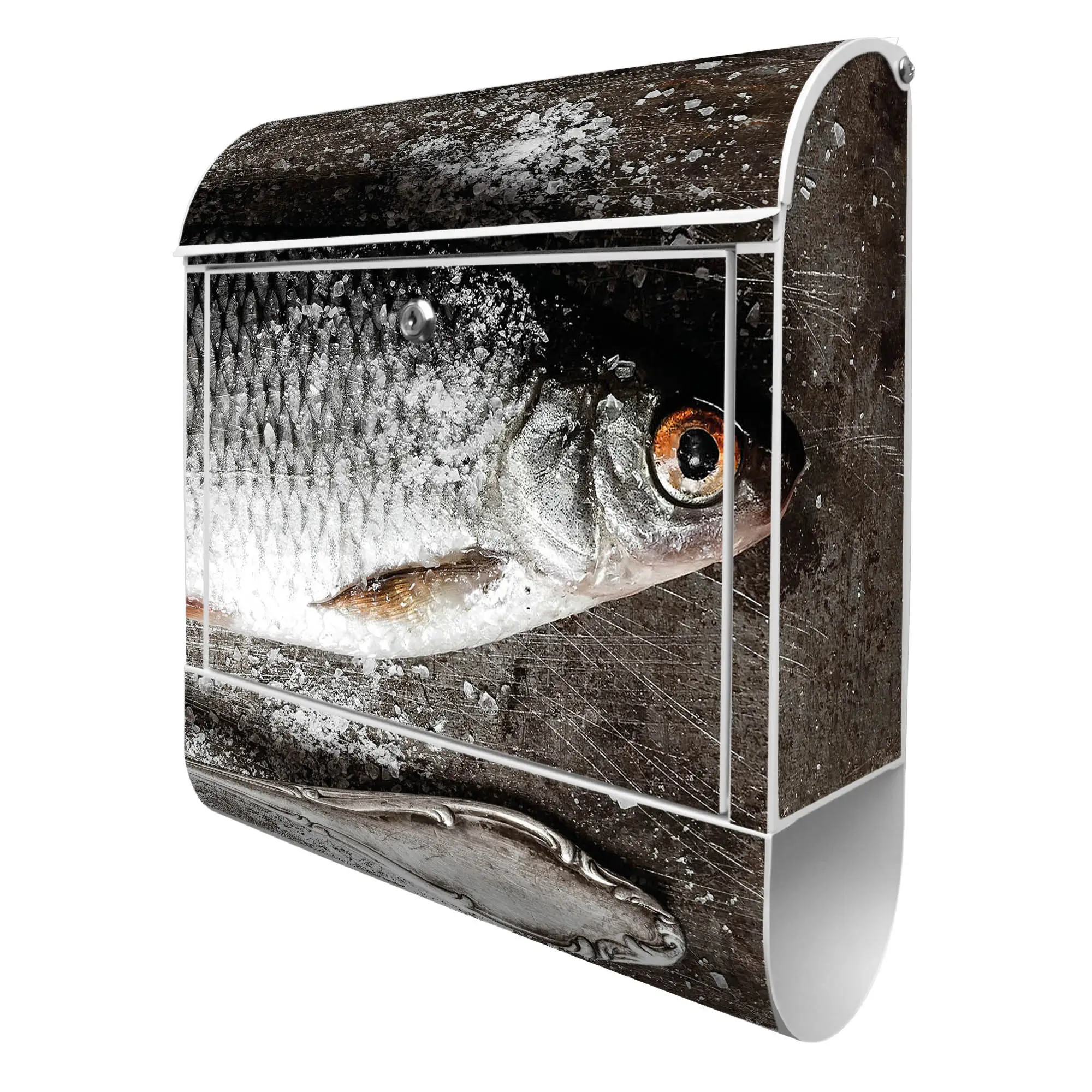 Briefkasten Stahl Salz Fisch Und