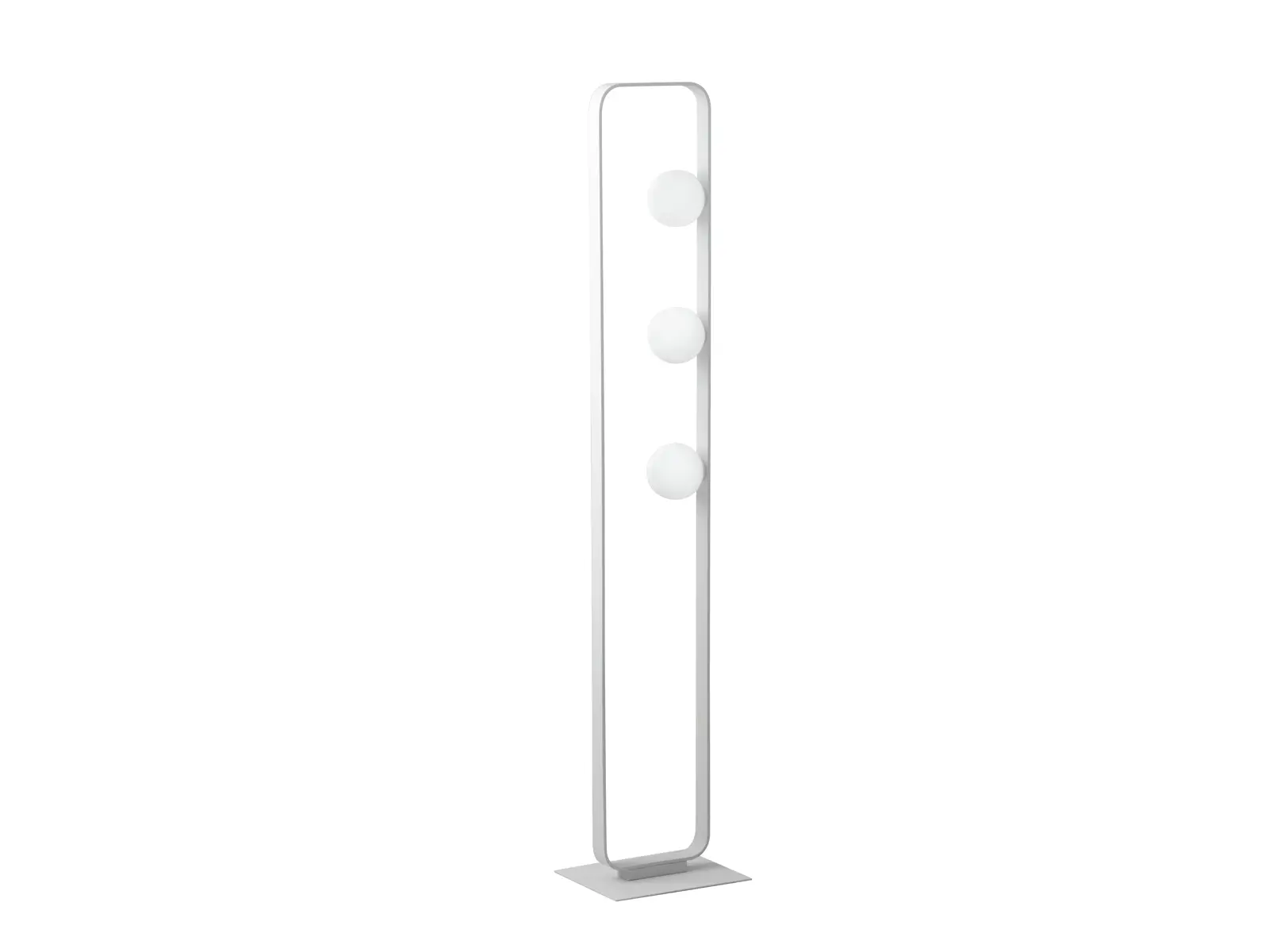 LED Stehlampe Bubble Wei脽 Opalglas