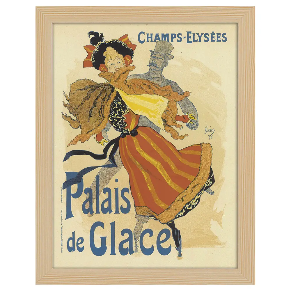 Bilderrahmen Poster Palais de Glace