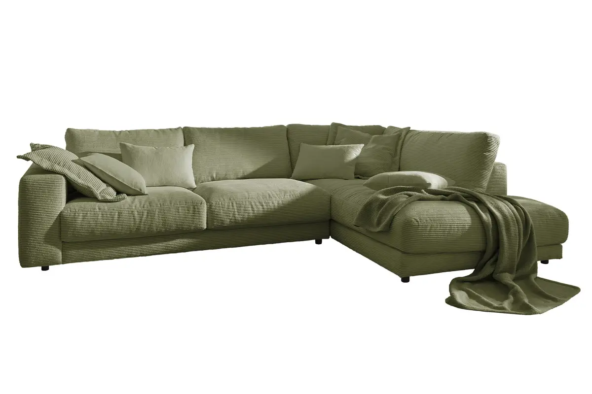 Sofa MADELINE Ecksofa Cord | Ecksofas