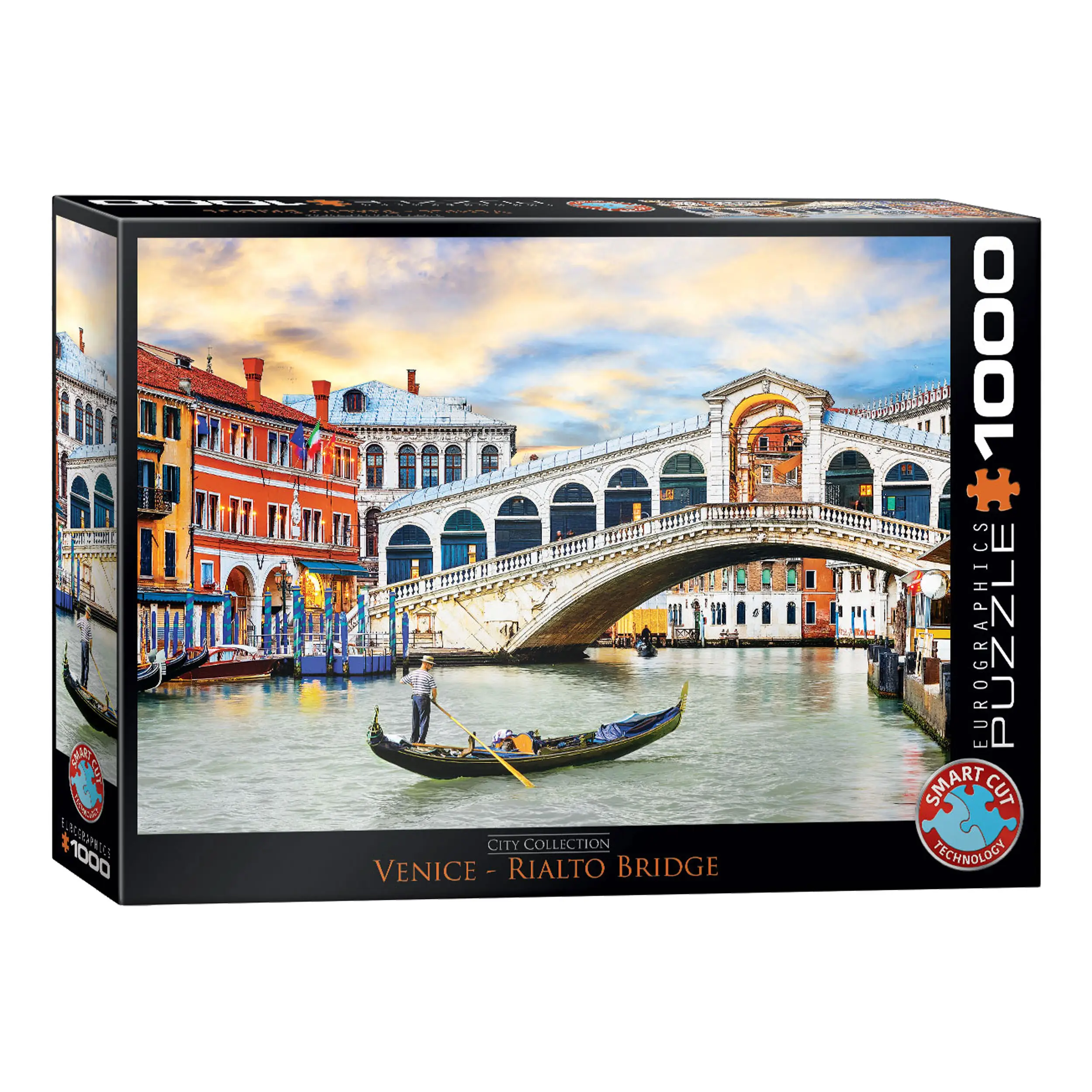 Puzzle Venedig Rialtobr眉cke 1000 Teile