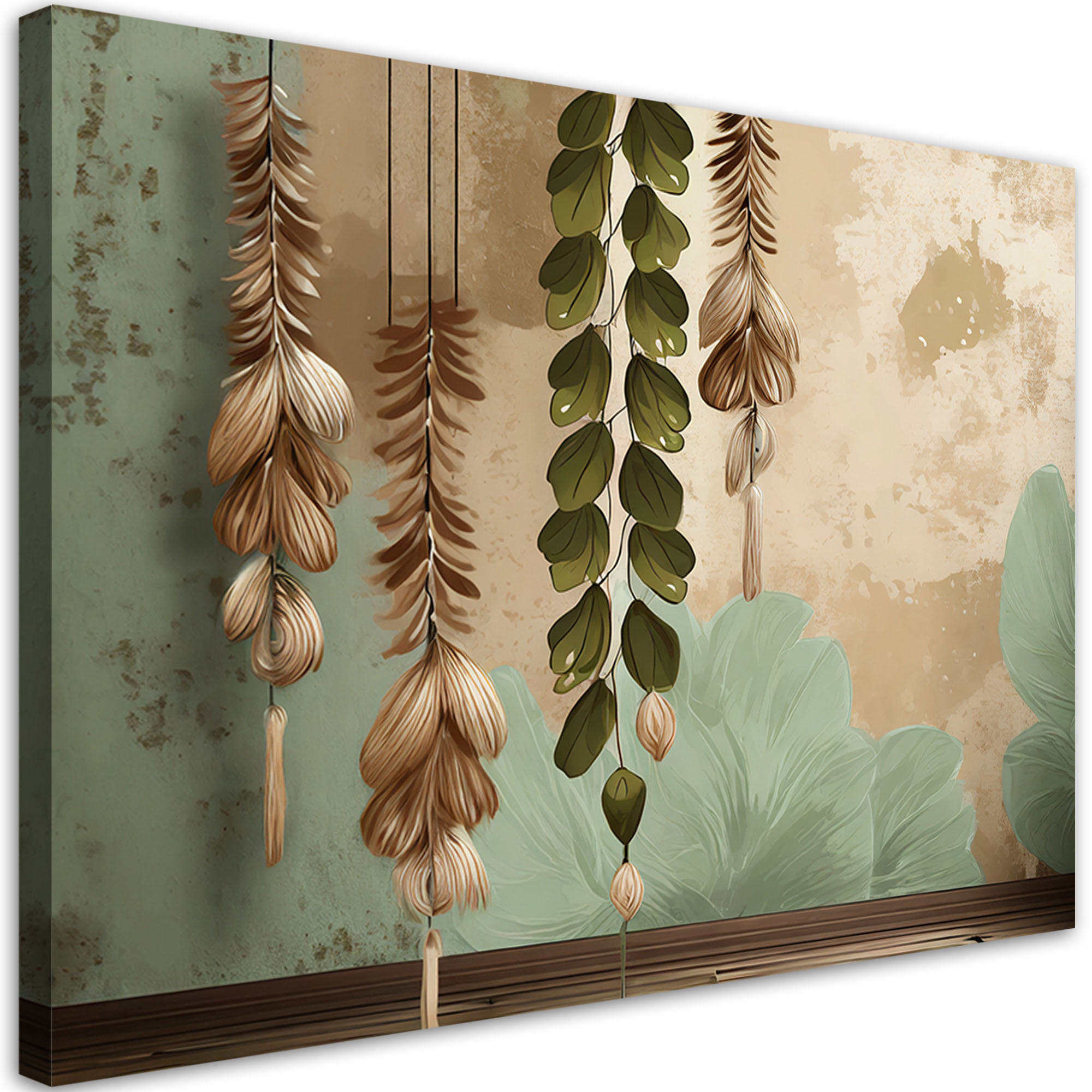 wandbild-h-ngende-bl-tter-vintage-kaufen-home24