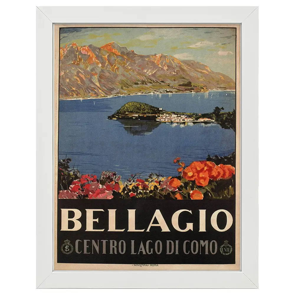 Bilderrahmen Poster Bellagio