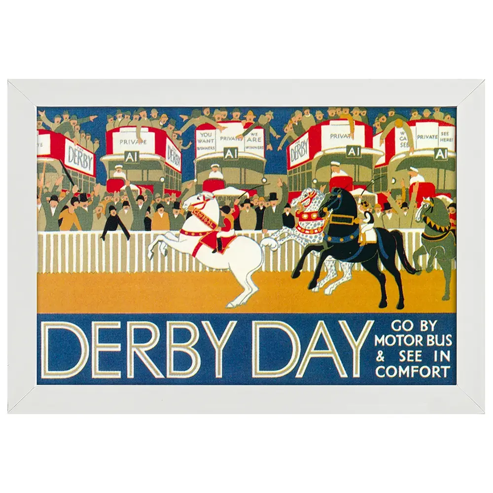Poster Bilderrahmen Day Derby 1928