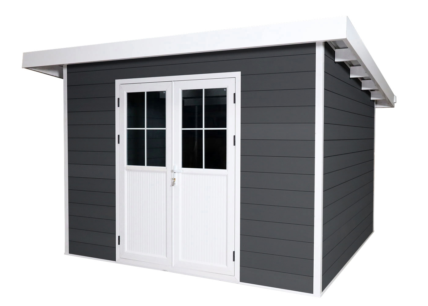 WPC Gartenhaus mit Pultdach J94 kaufen home24