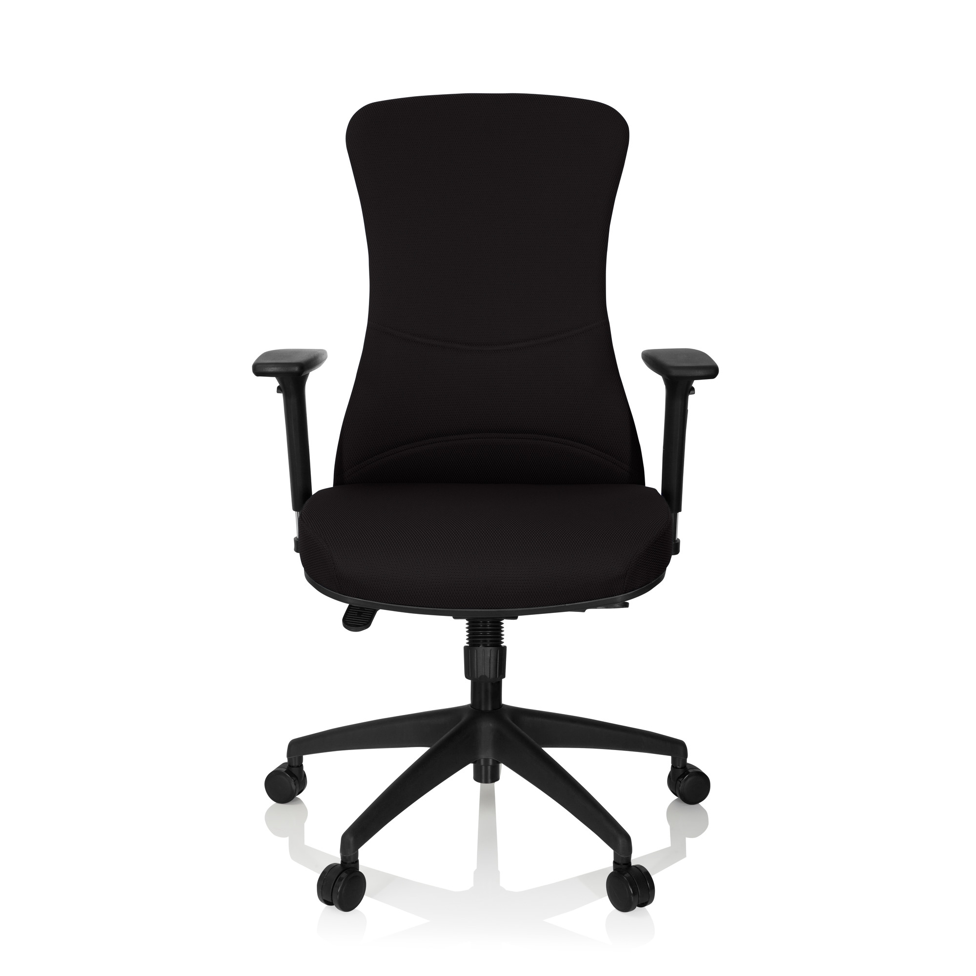 Bürostuhl Ergonomisch Rolipo Verstellbar mit Fußauflage 360° Drehbar Schwarz