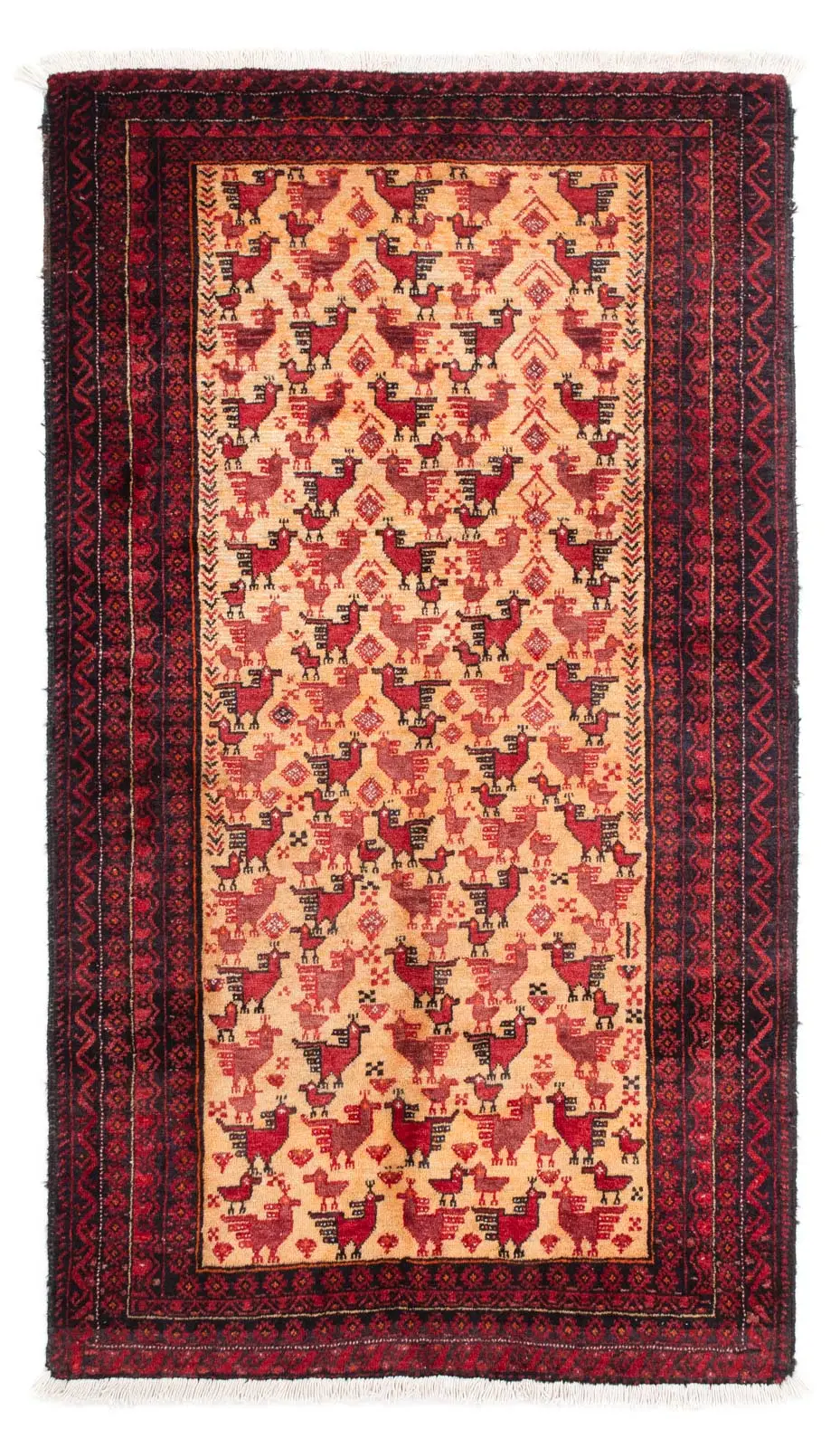 Belutsch Teppich cm beige - x 167 - 94