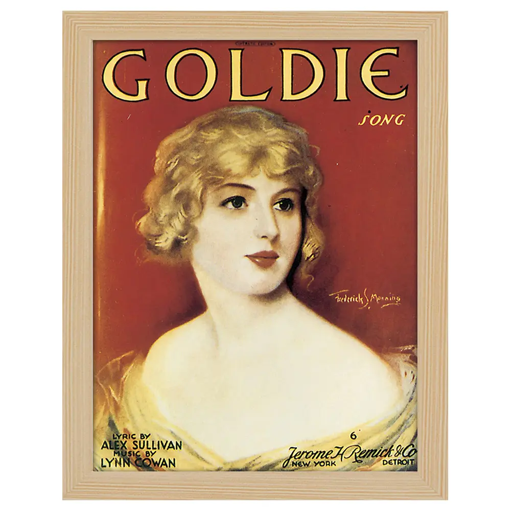 Bilderrahmen Poster Song Goldie