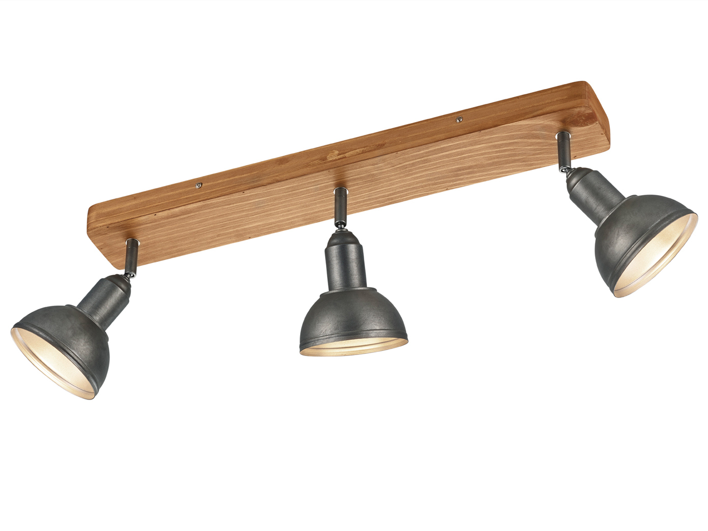 LED Deckenleuchte Holz 3 flammig Silber kaufen | home24