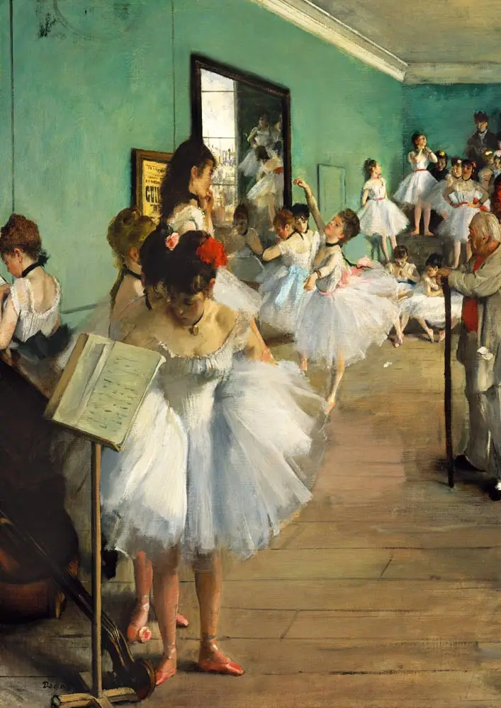 The Edgar Puzzle Degas Dance Class 1874